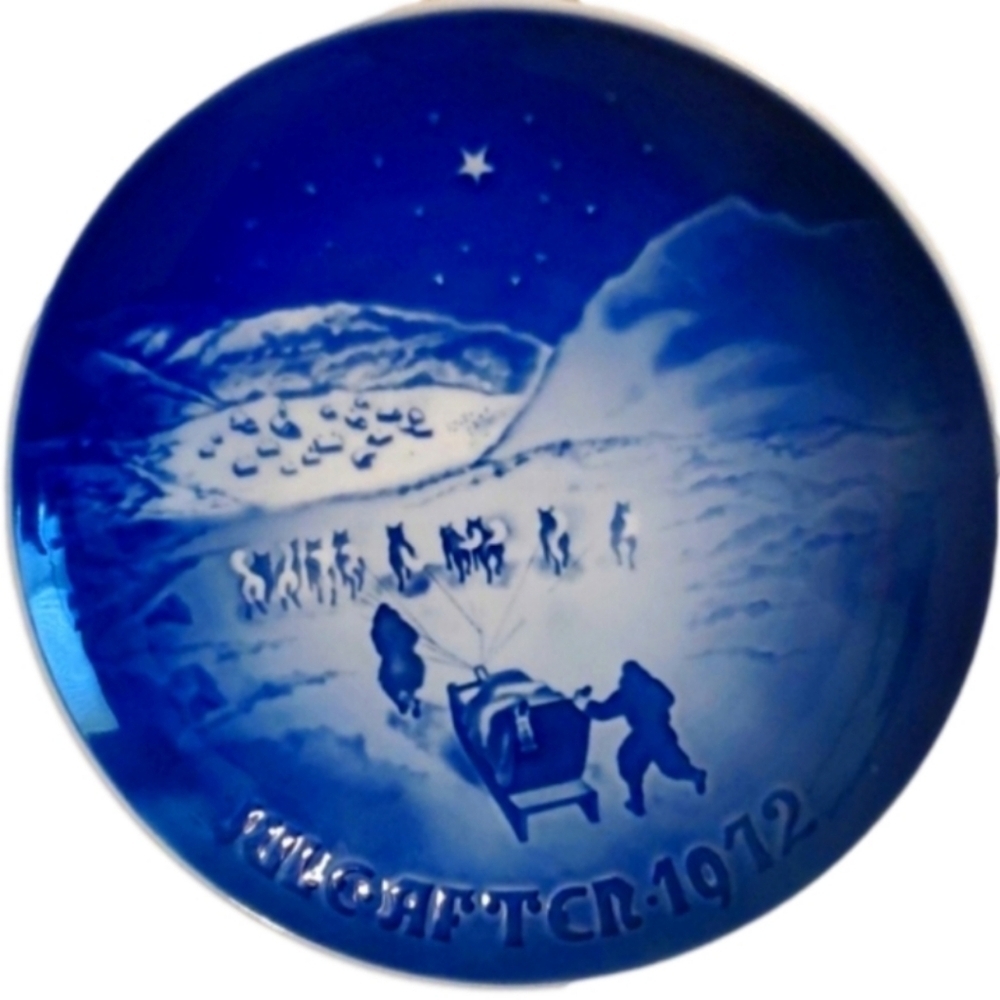 Vintage 1972 Bing & Grondahl  Christmas 🎄 In Greenland 🇬🇱 Collectable Plate